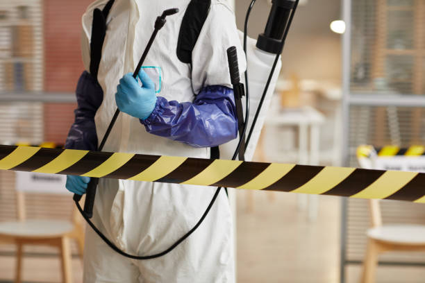 Professional Blood Cleanup technician working in Rice, MN